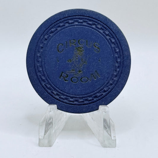 Circus Room Casino Lake Tahoe Nevada 1952 $5 Casino Chip N3193