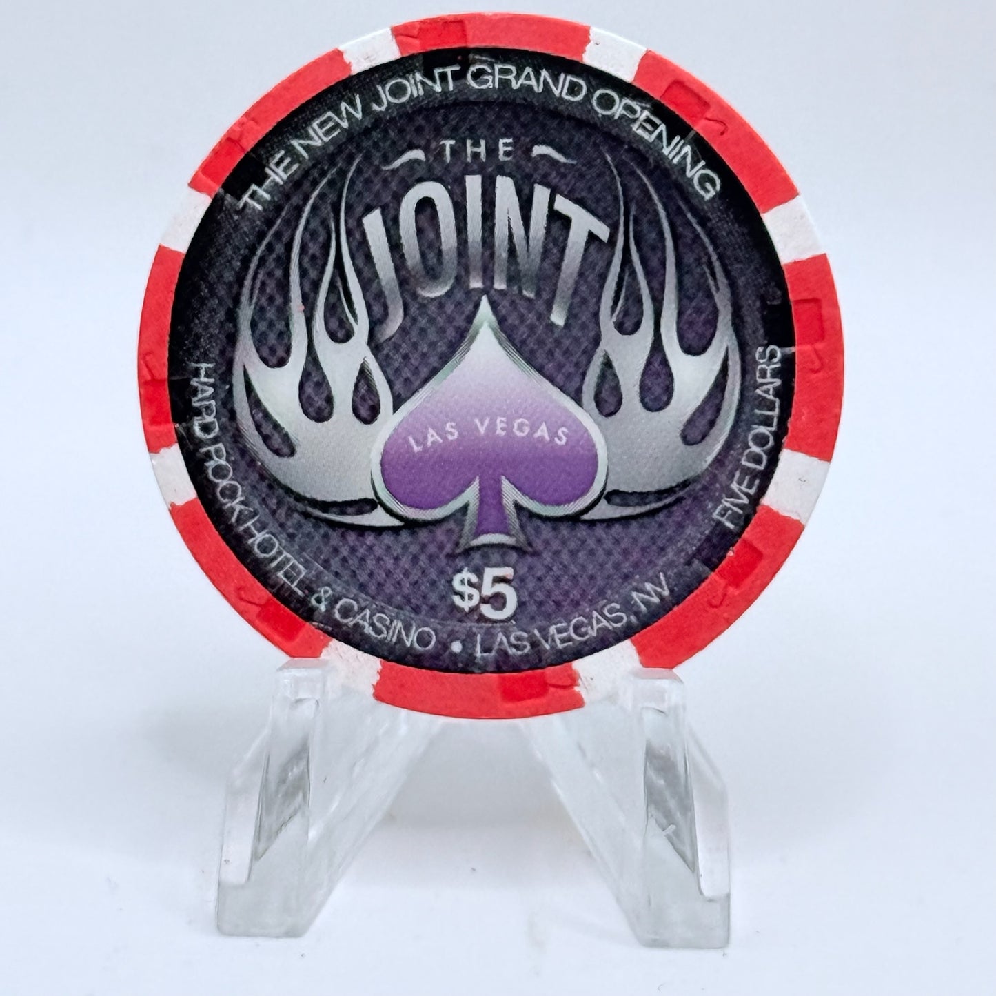Hard Rock - Las Vegas Nevada 2009 'Kenny Chesney' LE $5 Casino Chip E9175