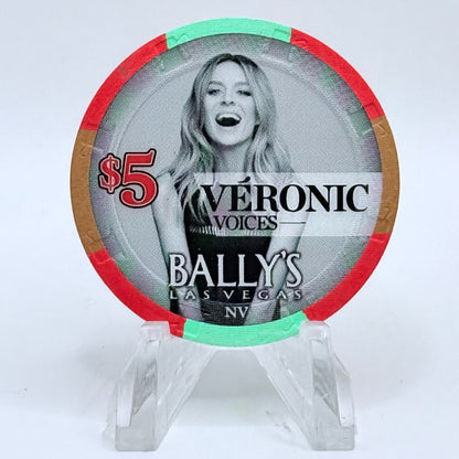 Bally's Las Vegas Nevada 2013 'Veronic Voices' LE $5 Casino Chip D1312