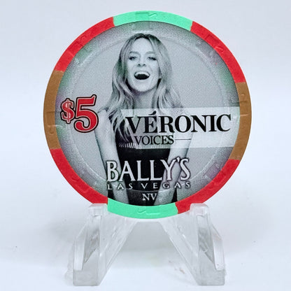 Bally's Las Vegas Nevada 2013 'Veronic Voices' LE $5 Casino Chip D1312