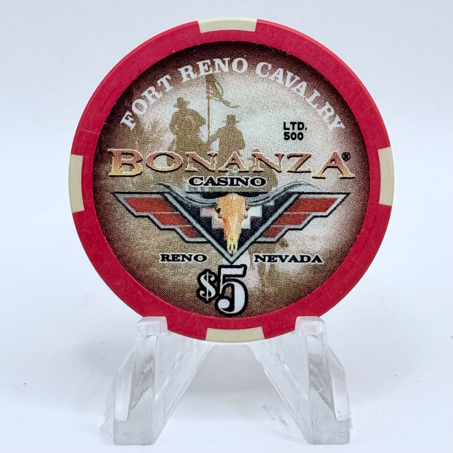 Bonanza Casino Reno Nevada 2014 'Willy's Pickup' LE $5 Casino Chip D1644