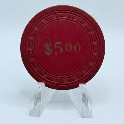 Cove Hotel Las Vegas Nevada 1965 $5 Casino Chip N8121
