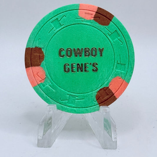 Cowboy Gene's  Henderson Nevada 1979 $25 Casino Chip N2497
