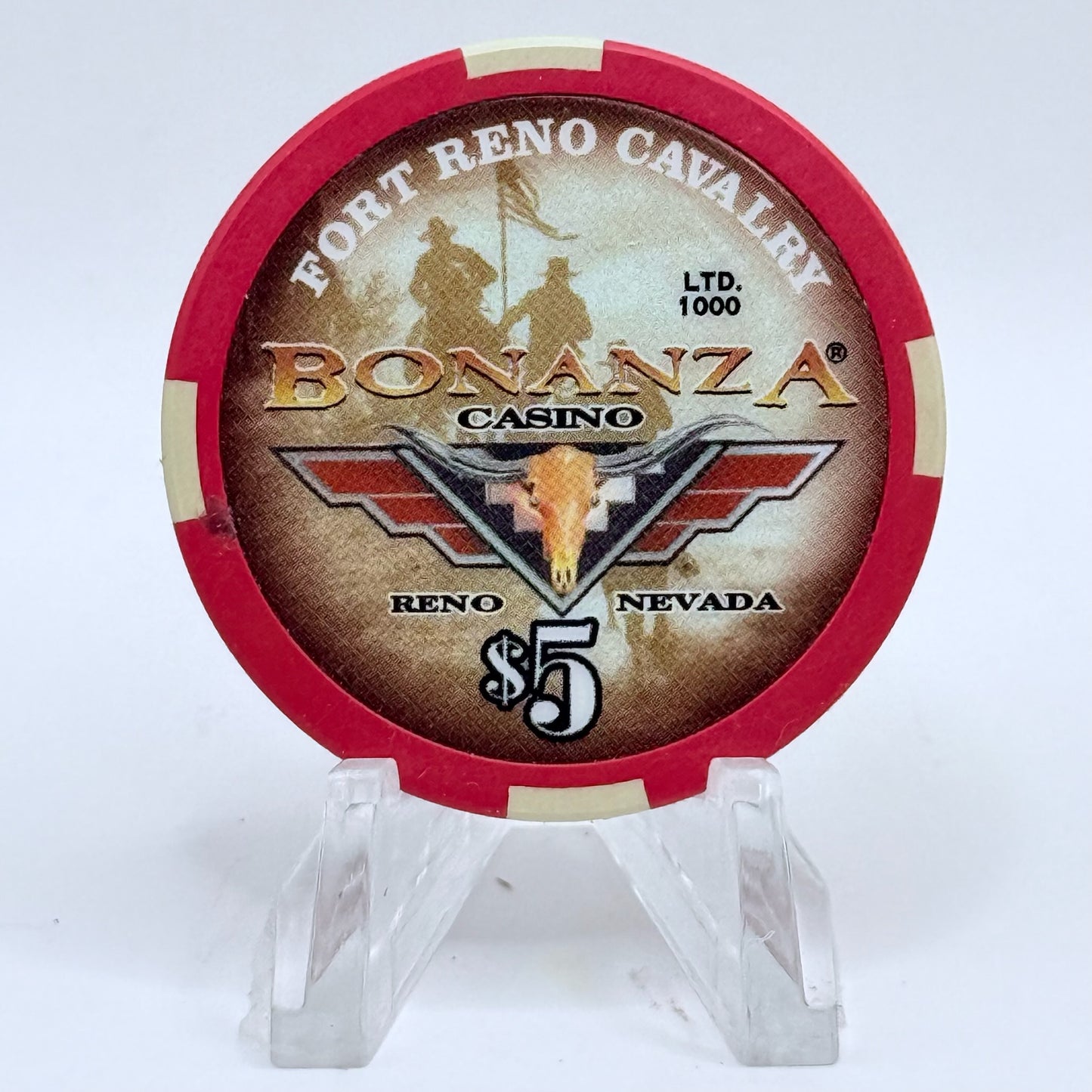 Bonanza Casino Reno Nevada 2016 '1957 Chevy Bel Air' LE $5 Casino Chip