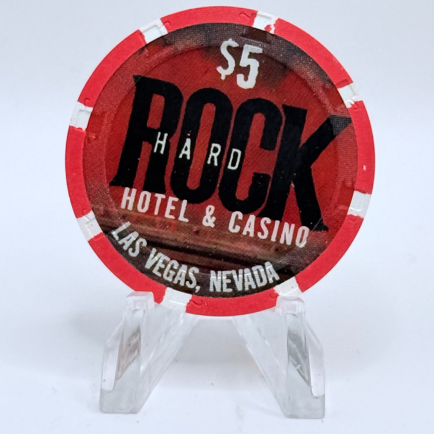 Hard Rock - Las Vegas Nevada 2005 'Billy Idol' LE $5 Casino Chip E5421