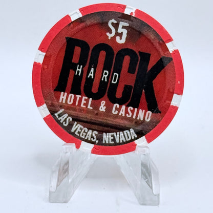 Hard Rock - Las Vegas Nevada 2005 'Billy Idol' LE $5 Casino Chip E5421