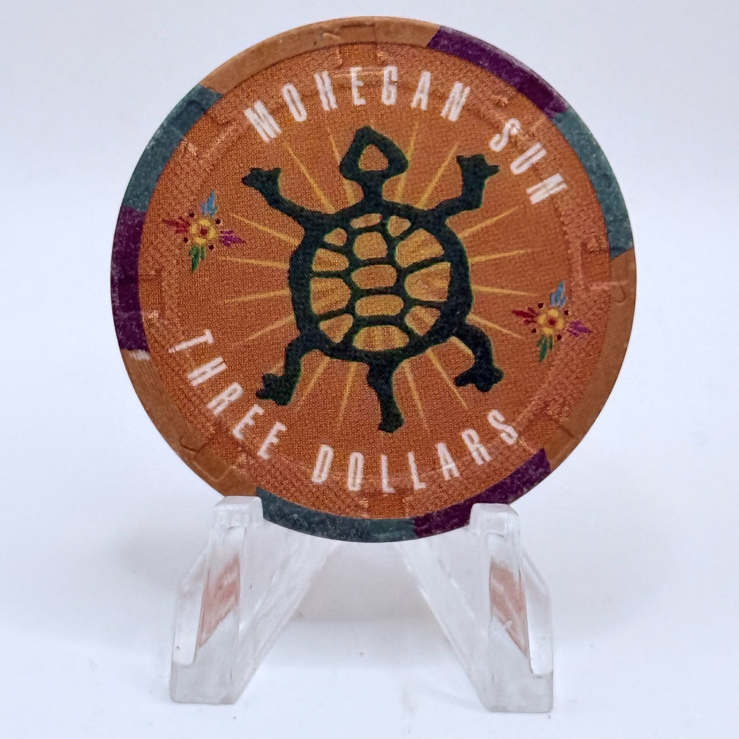 Mohegan Sun Casino Uncasville Connecticut $3 Casino Chip