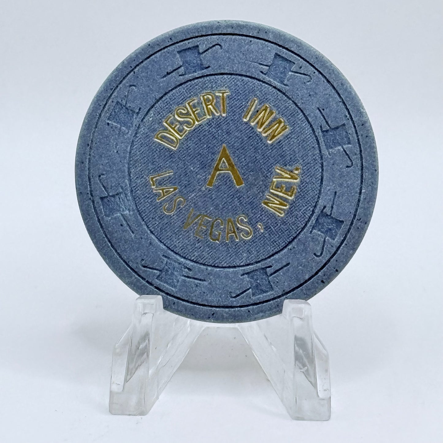 Desert Inn Hotel Casino Las Vegas Nevada 1970's A Roulette Casino Chip V3943.nv