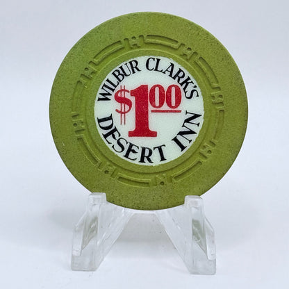 Desert Inn 'Wibur Clark's' Hotel Casino Las Vegas Nevada 1970 $1 Casino Chip N4126
