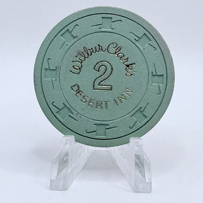 Desert Inn "Wilbur Clark" Las Vegas Nevada 1959 Roulette 2, Chip N9552