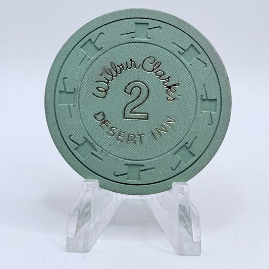 Desert Inn "Wilbur Clark" Las Vegas Nevada 1959 Roulette 2, Chip N9552
