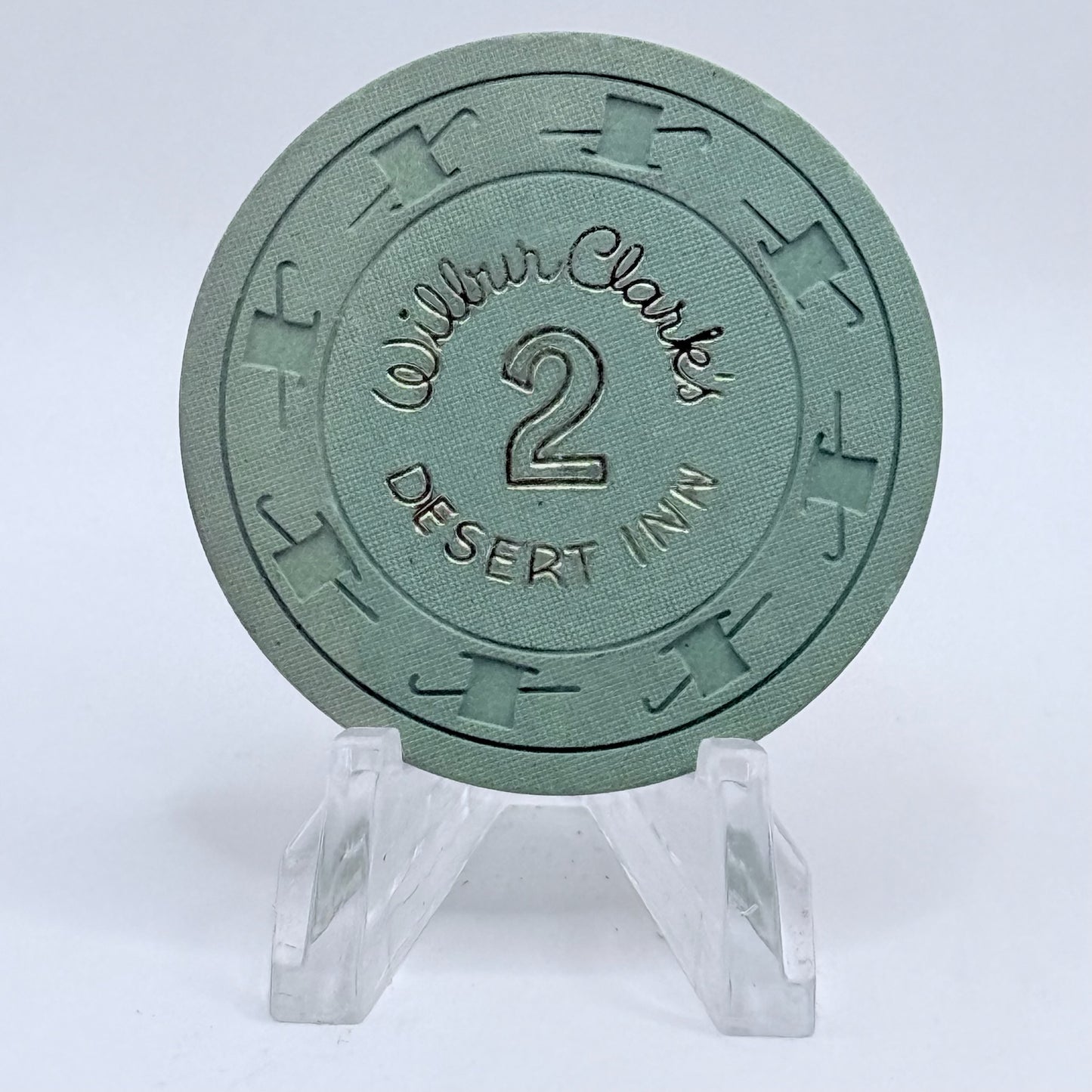 Desert Inn "Wilbur Clark" Las Vegas Nevada 1959 Roulette 2, Chip N9552