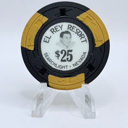 El Rey Resort Casino Searchlight Nevada 1960 $25 Casino Chip N3781