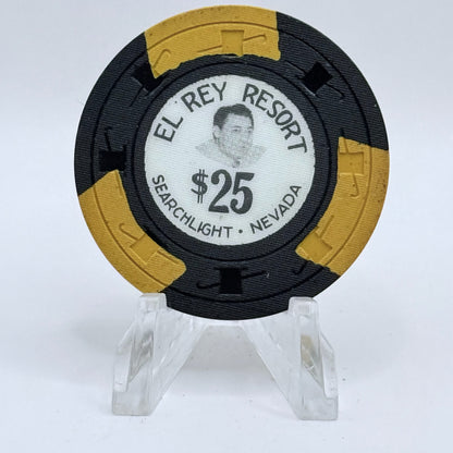 El Rey Resort Casino Searchlight Nevada 1960 $25 Casino Chip N3781