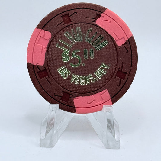 El Rio Club Las Vegas Nevada 1950's $5 Casino Chip N1510