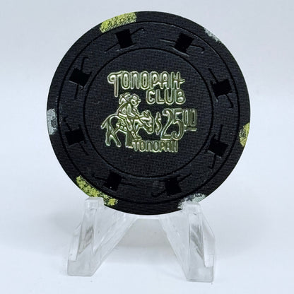 Tonopah Club Tonopah Nevada 1965 $25 Casino Chip V3515