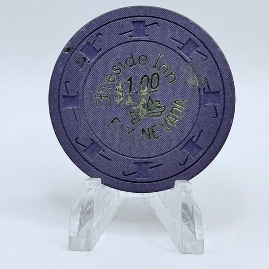 Fireside Inn Ely Nevada 1970 $1 Casino Chip N3856