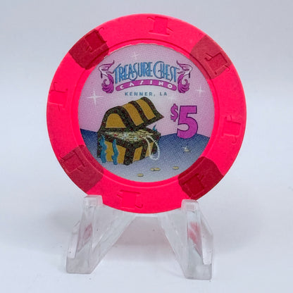 Treasure Chest Kenner Louisiana $5 Casino Chip