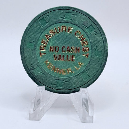 Treasure Chest Kenner Louisiana Series 3 NCV Casino Chip