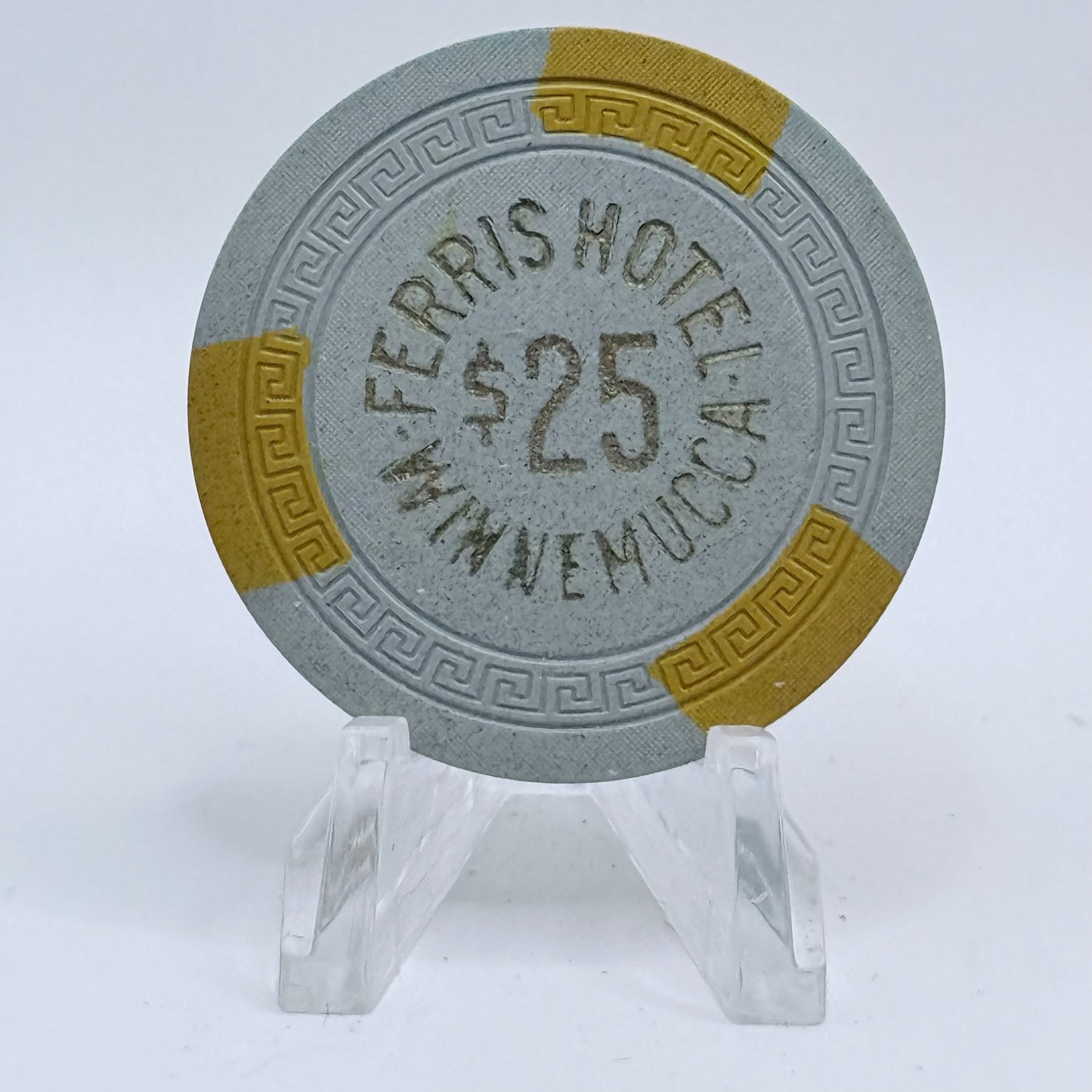 Ferris Hotel Casino Winnemucca Nevada 1961 $25 Casino Chip N7140