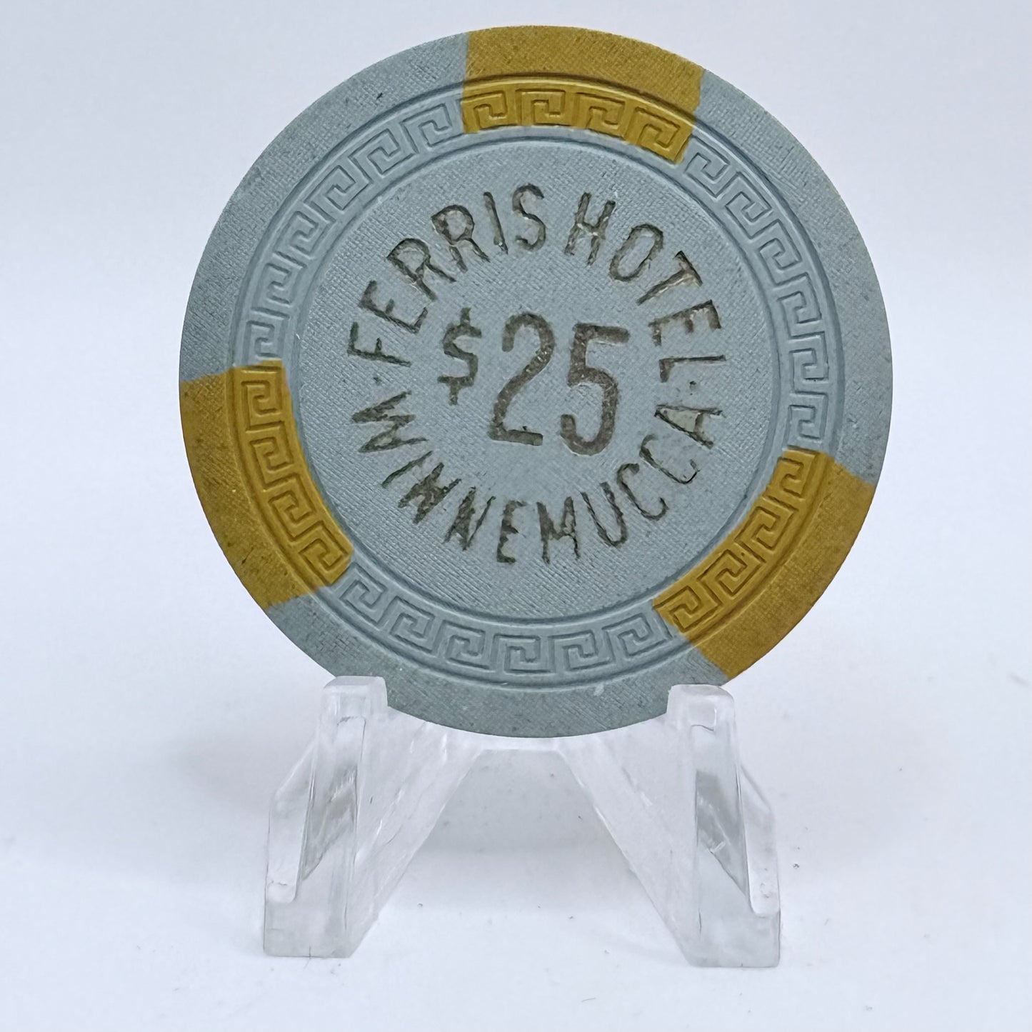 Ferris Hotel Casino Winnemucca Nevada 1961 $25 Casino Chip N7140