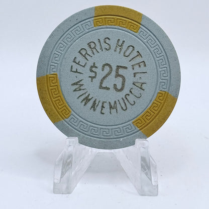 Ferris Hotel Casino Winnemucca Nevada 1961 $25 Casino Chip N7140