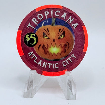 Tropicana Atlantic City New Jersey 2000 'Halloween' LE $5 Casino Chip