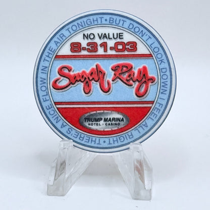 Trump Marina Huron Avenue Brigantine Blvd 2003 'Sugar Ray' LE NCV Casino Chip