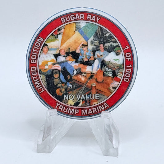 Trump Marina Huron Avenue Brigantine Blvd 2003 'Sugar Ray' LE NCV Casino Chip