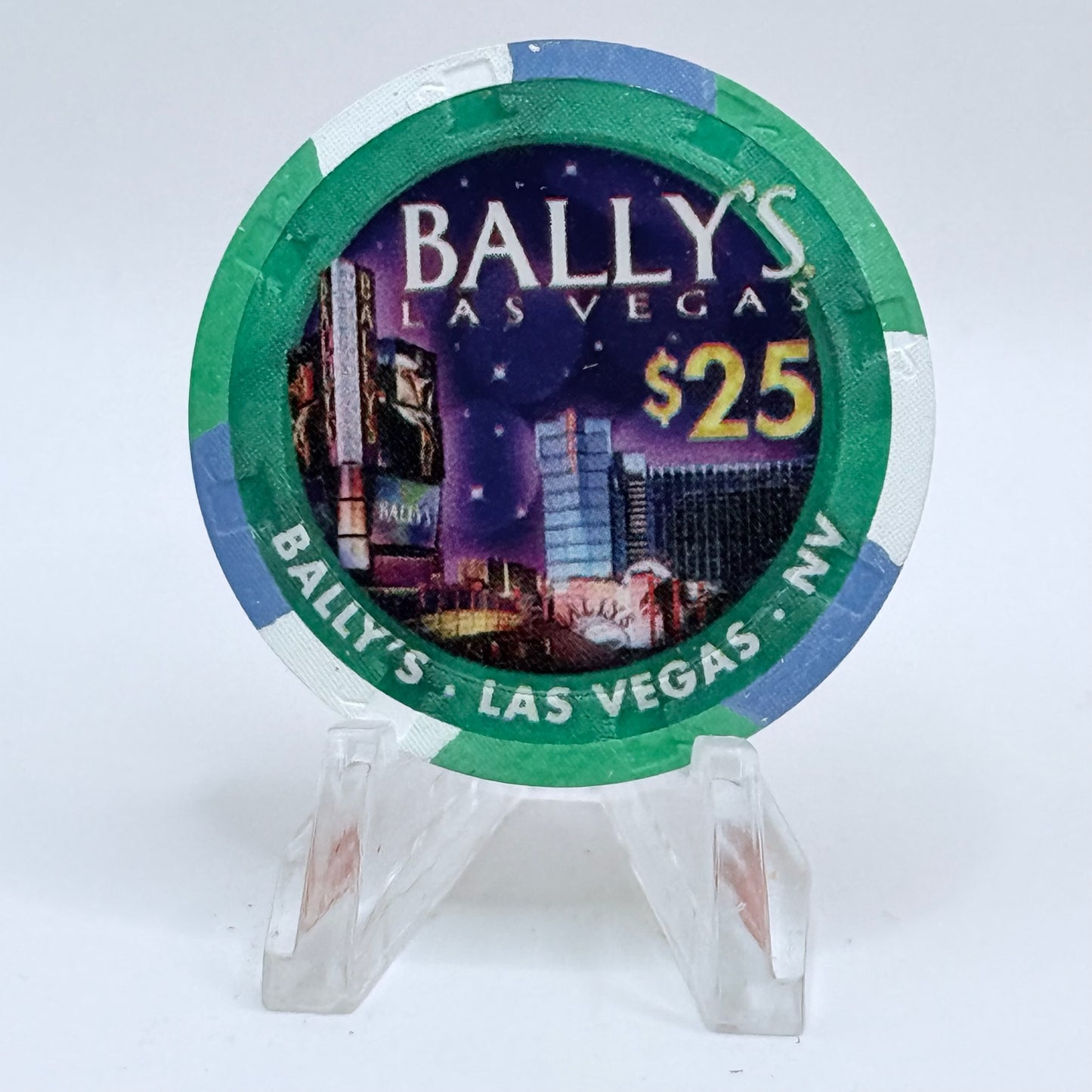 Bally's Las Vegas Nevada 2007 'Year Of The Pig' LE $25 Casino Chip E7756