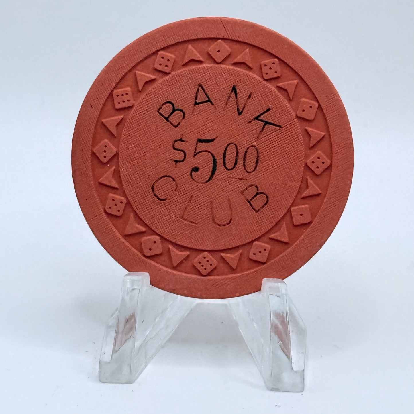 Bank Club Ely Nevada 1953 $5 Casino Chip N0376