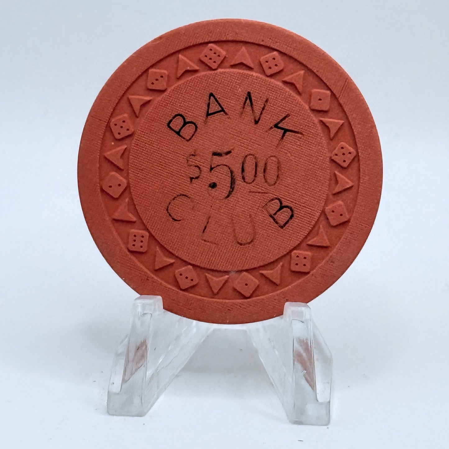 Bank Club Ely Nevada 1953 $5 Casino Chip N0376