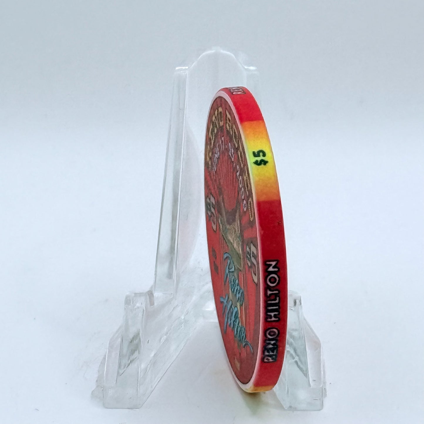Hilton Resort Reno Nevada 2000 'Reno Rodeo' LE $5 Casino Chip V4570