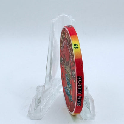 Hilton Resort Reno Nevada 2000 'Reno Rodeo' LE $5 Casino Chip V4570