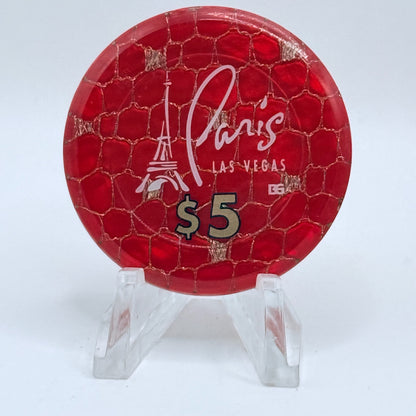 Paris Las Vegas Nevada 1999 $5 Jeton Casino Chip V5201