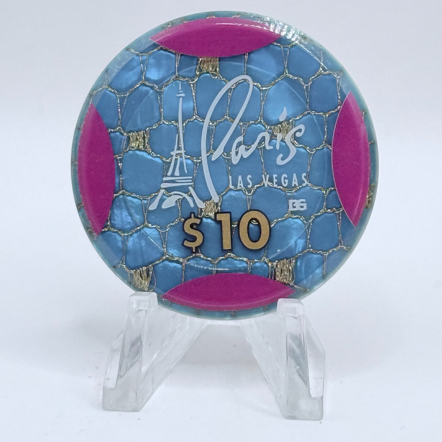 Paris Las Vegas Nevada 1999 $10 Jeton Casino Chip V5209