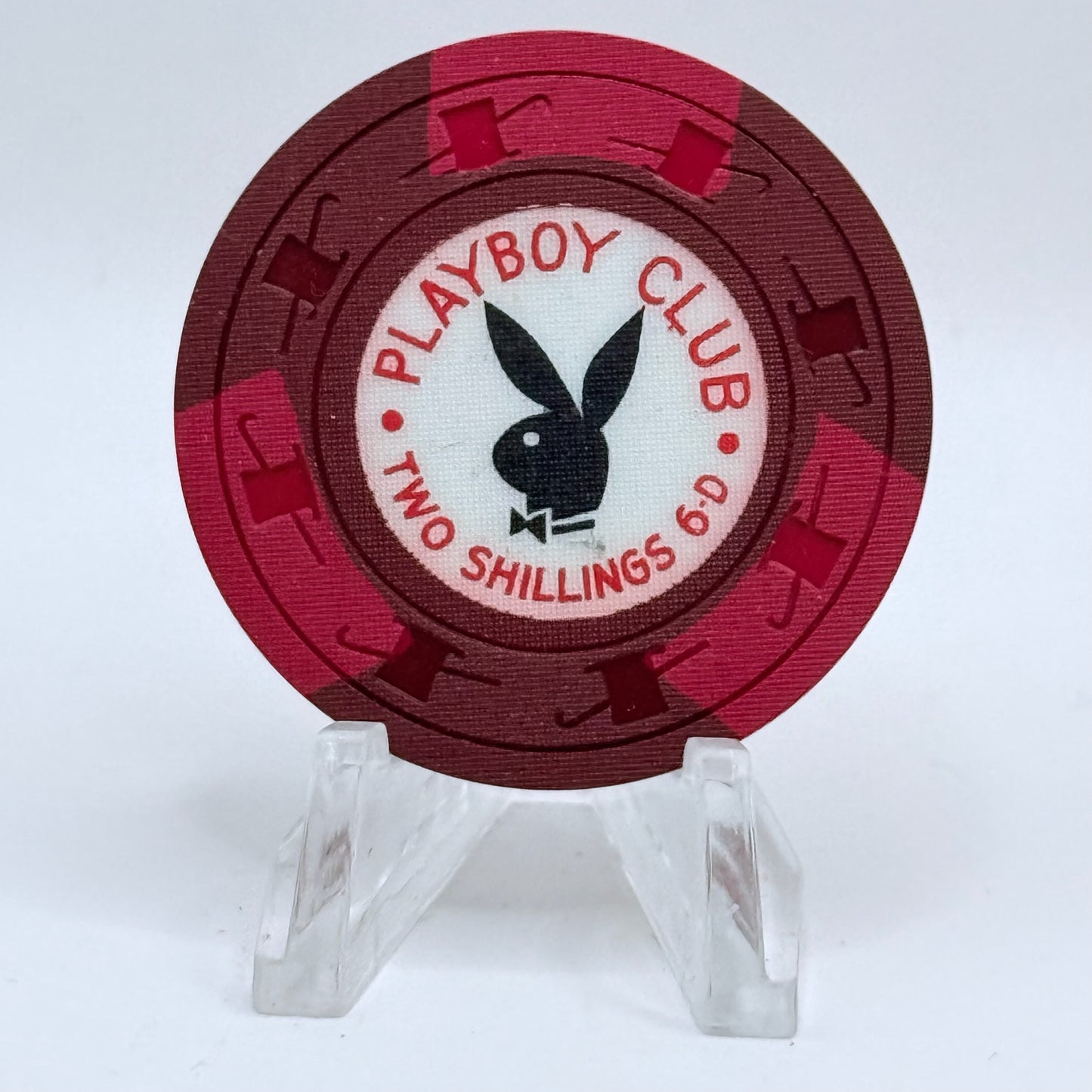 Playboy Club (Original) London United Kingdom 2/6 Table Chips - Older Currency