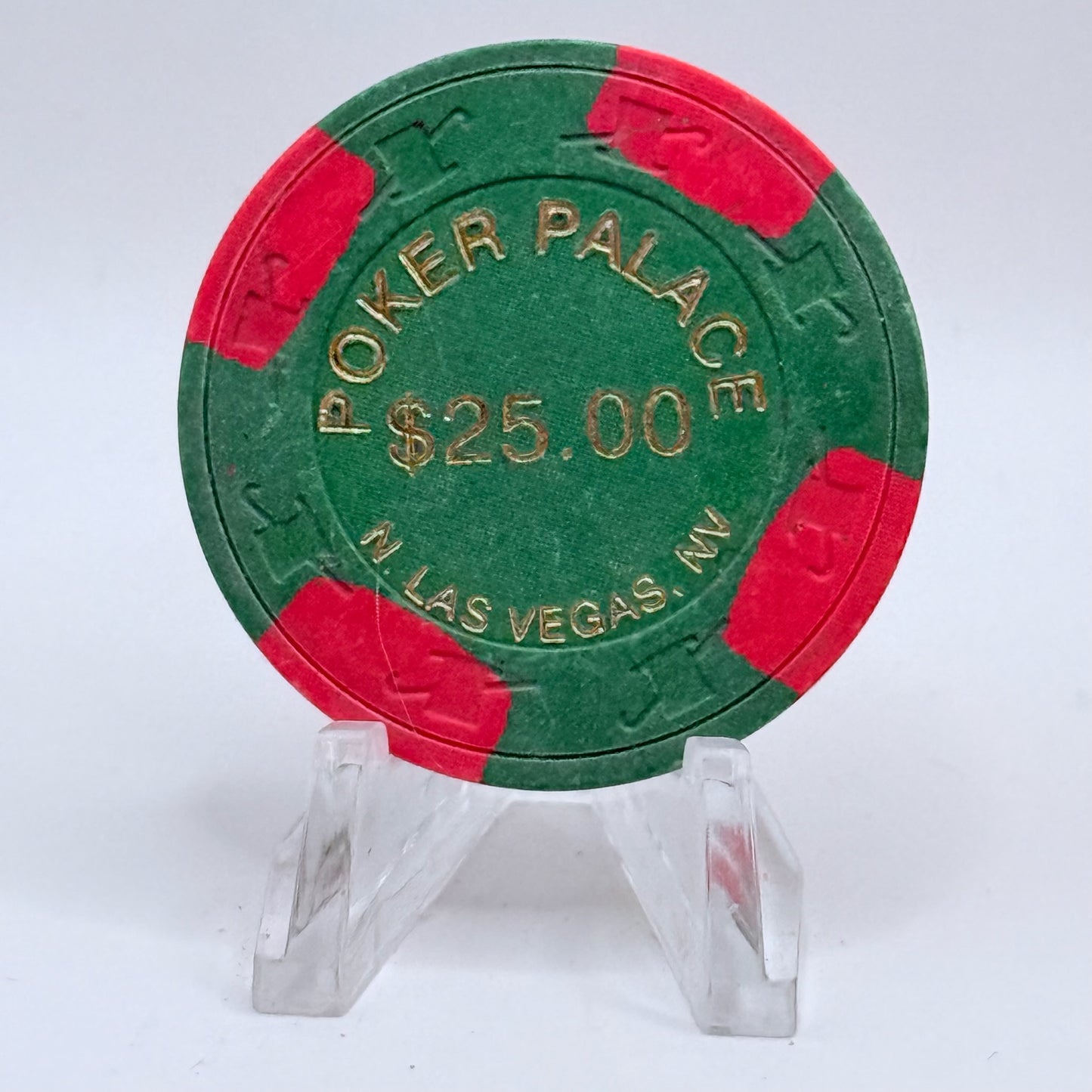 Poker Palace N. Las Vegas Nevada 1985 $25 Casino Chip N2351
