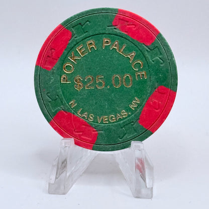 Poker Palace N. Las Vegas Nevada 1985 $25 Casino Chip N2351