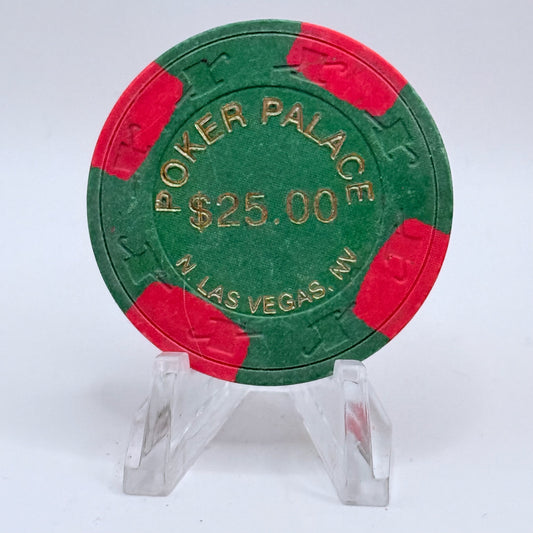 Poker Palace N. Las Vegas Nevada 1985 $25 Casino Chip N2351
