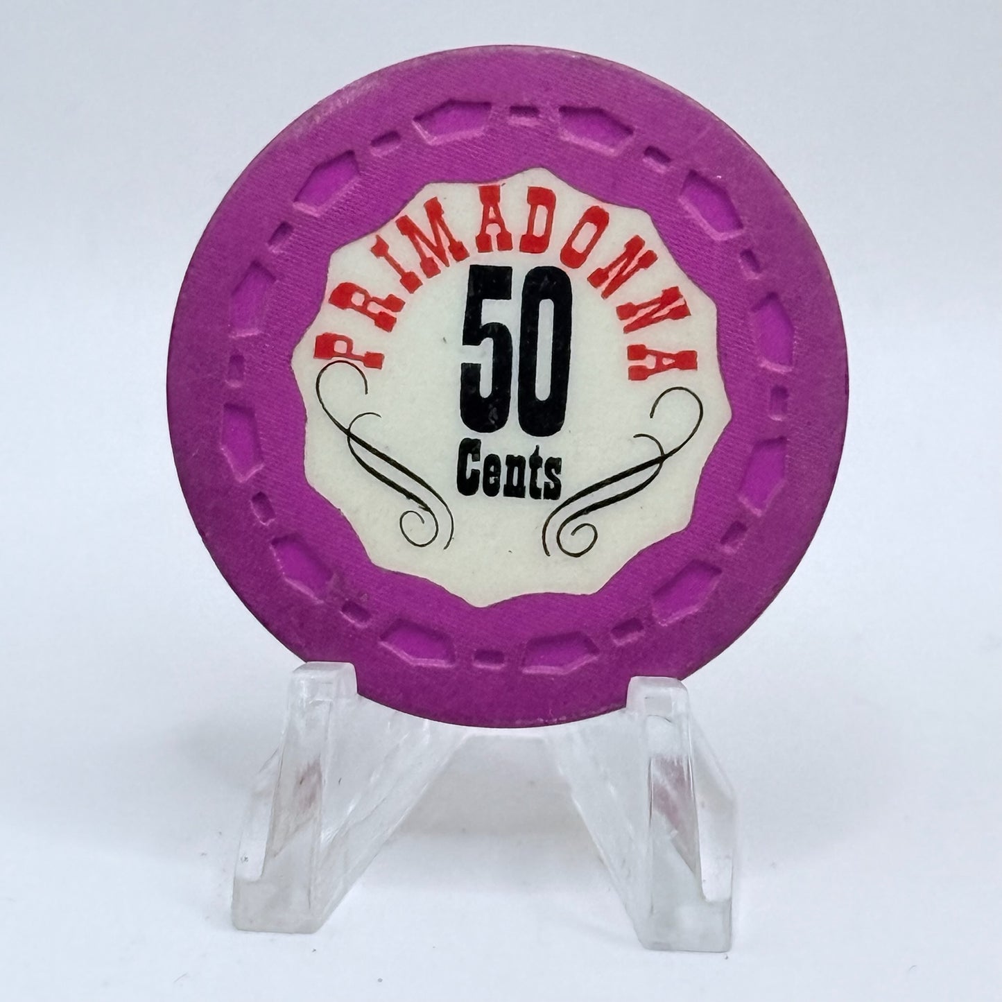 Primadonna (Club) Reno Nevada 1965 $0.50 Casino Chip N5468