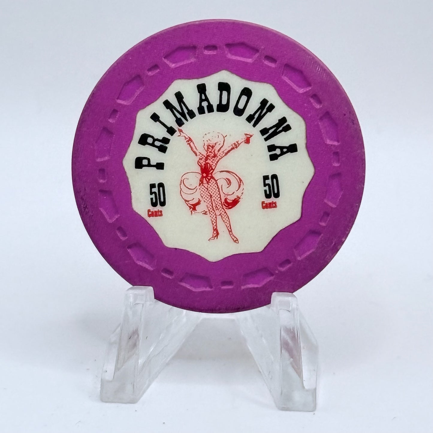Primadonna (Club) Reno Nevada 1965 $0.50 Casino Chip N5468