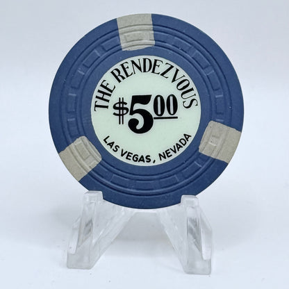 The Rendezvous Las Vegas Nevada 1960 $5 Casino Chip N2048