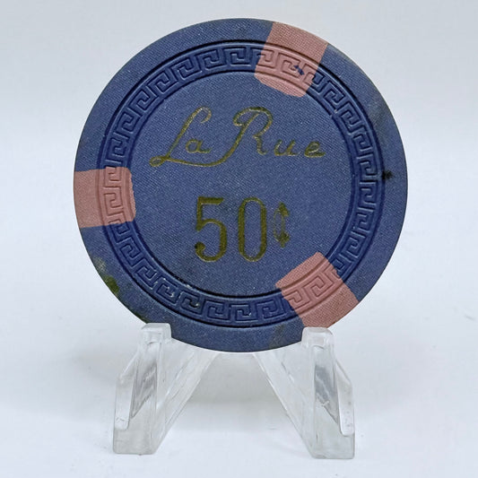 La Rue Restaurant & Casino Las Vegas Nevada 1950  $.50 Casino Chip V6379
