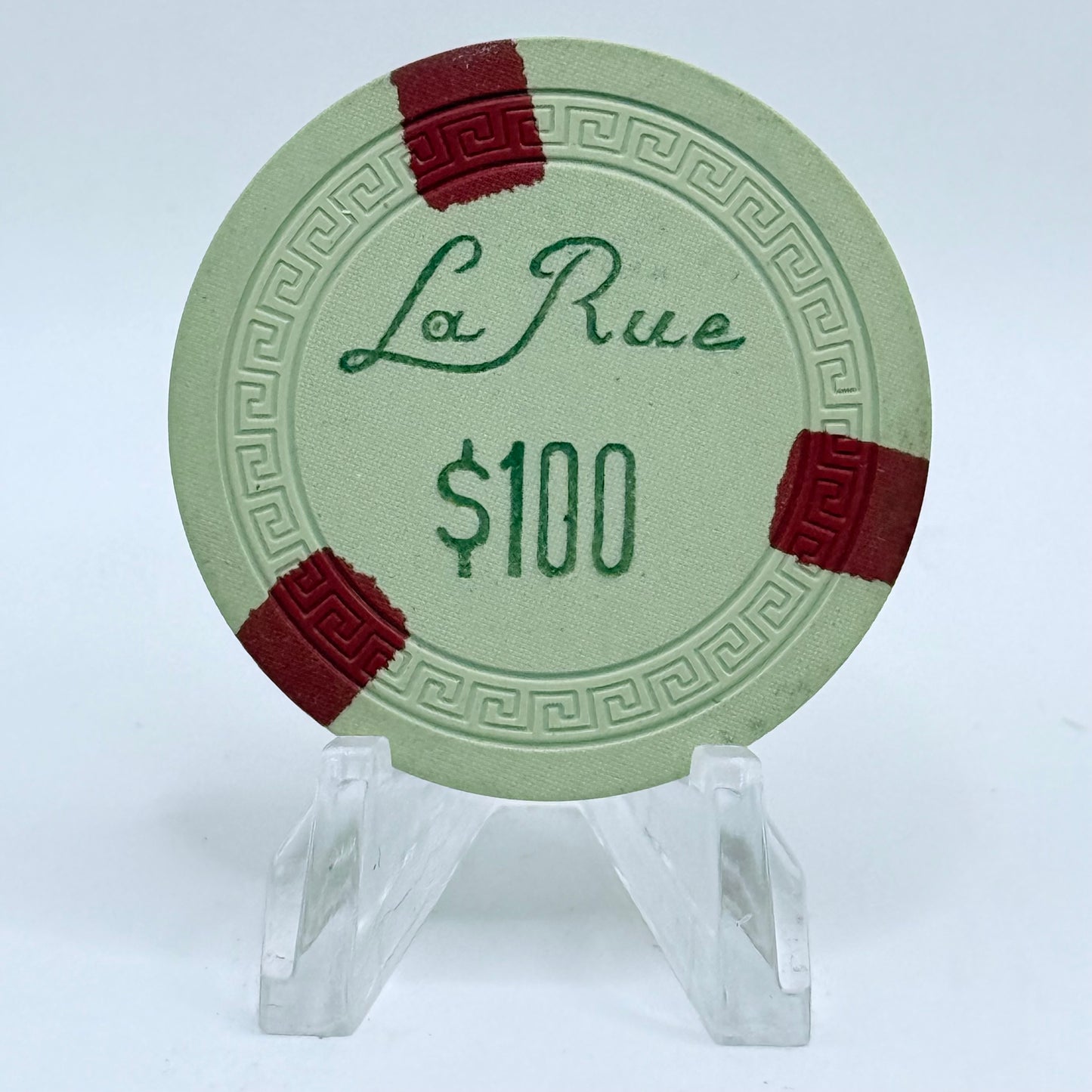 La Rue Restaurant and Casino Las Vegas Nevada 1950 $100 Casono Chip V6381