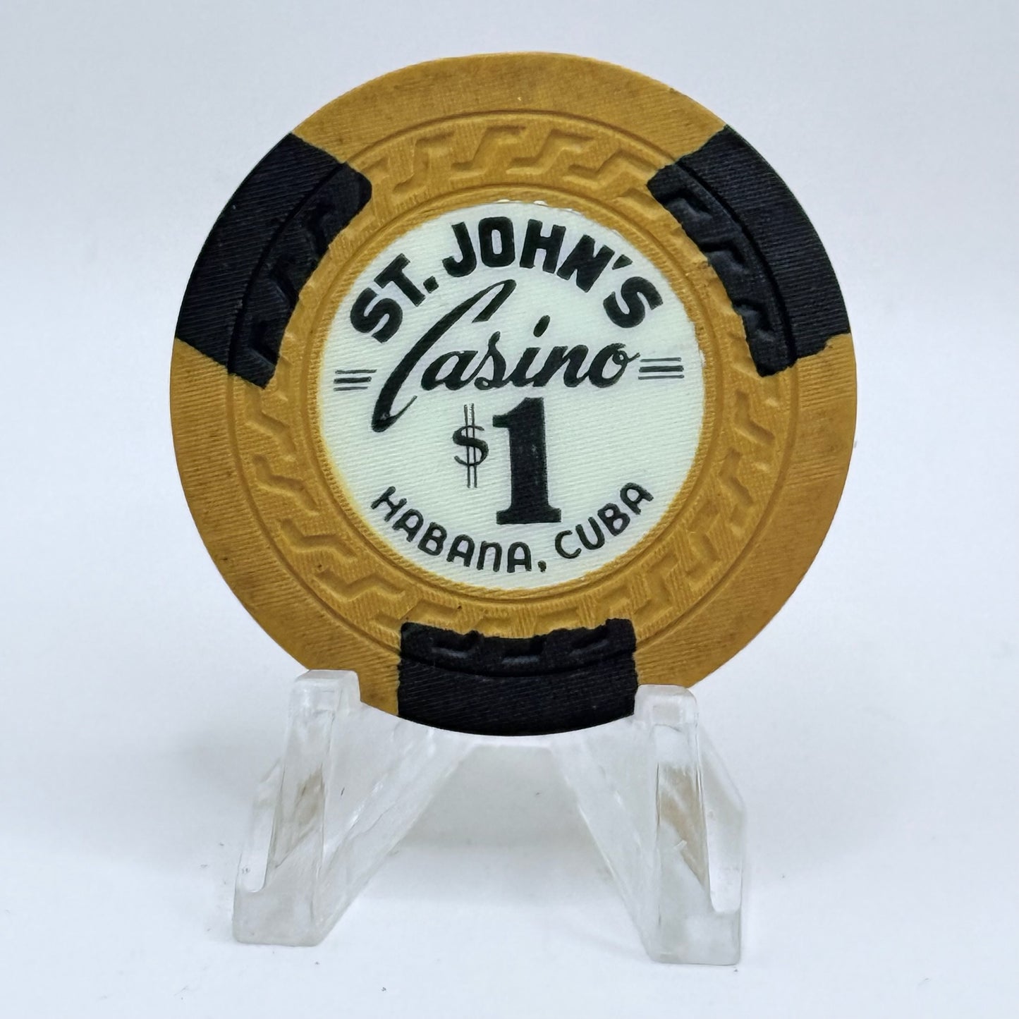 St. John's Casino Habana Cuba $1 Casino Chip