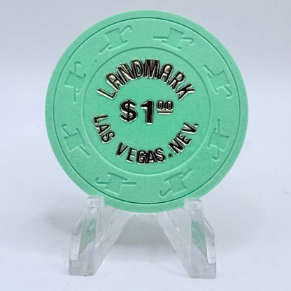 Landmark Hotel Casino Las Vegas Nevada 1980 $1 Casino Chip N2844
