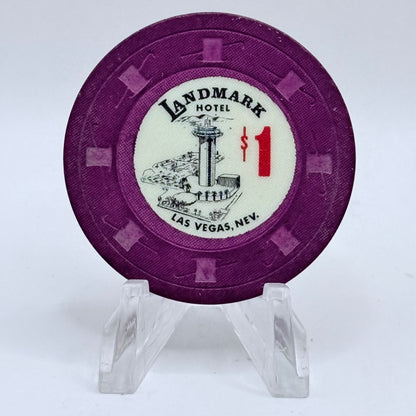 Landmark Hotel Casino Las Vegas Nevada 1967 $1 Casino Chip N2972