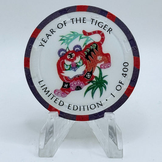 Crystal Park Casino Crystal City California 1996 'Year Of Tiger' LE $25 Casino Chip
