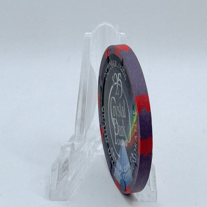 Crystal Park Casino Crystal City California 1996 'Year Of Tiger' LE $25 Casino Chip